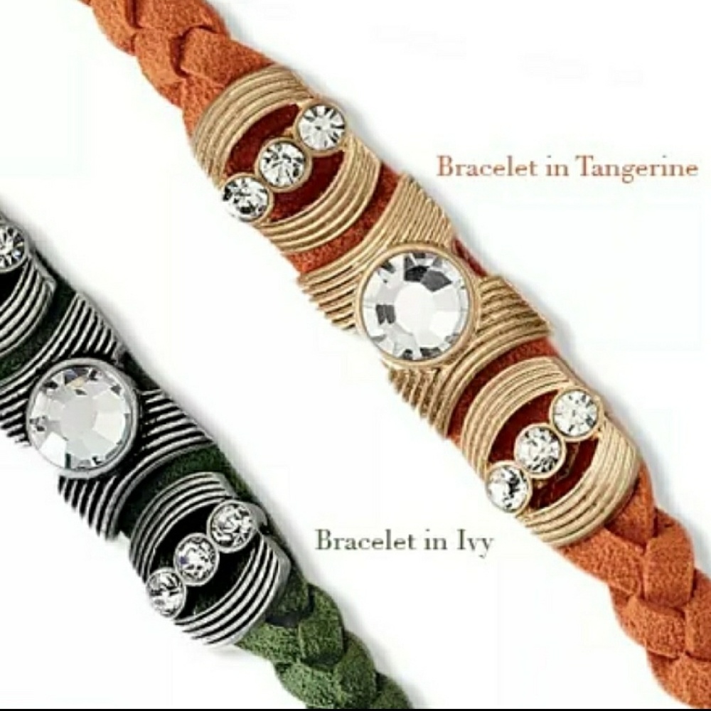 2 Genuine leather Lia Sophia Accomplice bracelets